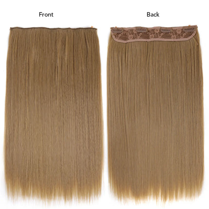 Real Beauty Single Clip In Hair With Adjustable Fish Wire Machine Made Human Hair Clip In Extensions Remy Hair