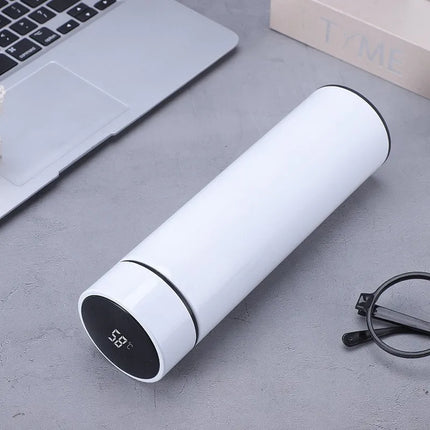 500ML Temperature Display Thermos Cup Stainless Steel Divided Thermos Bottle Outdoor Vacuum Insulated Cup Father's Day Gift
