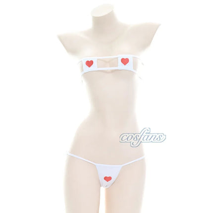 Summer Beach Mini Bikini Set Women Sexy Underwear Temptation Lingerie Outfit Erotic Costumes