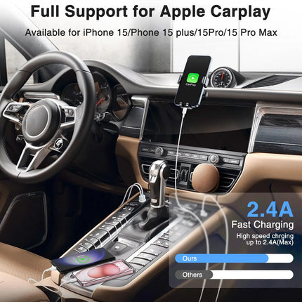 1-3Pcs 20W USB A to Type-c Fast Charging Cable 6.6ft/200cm for iPhone 16 15 Pro Pro Max Plus iPad Mini6 Air4 Pro Samsung Huawei