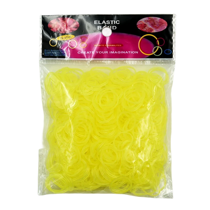 600pcs Glow in the Dark Loom Band Kit Colorful DIY Bracelet Making Set with Beads & Accessories - Perfect for Friendship Crafts