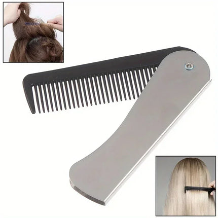 Portable Travel Hair Comb Brush For Men & Women Foldable Massage Hair Comb Folding Hair Combs Hairdressing Tools Combs For Women