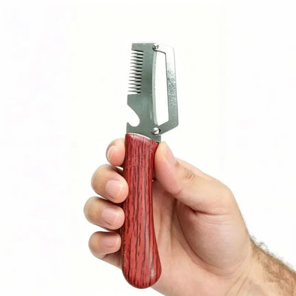 [CL]1PC Stainless Steel Kitchen Multi-Purpose Tool Flat Edge Peeler Potato Peeler Slicer Knife Watermelon/Melon Grater[CL]