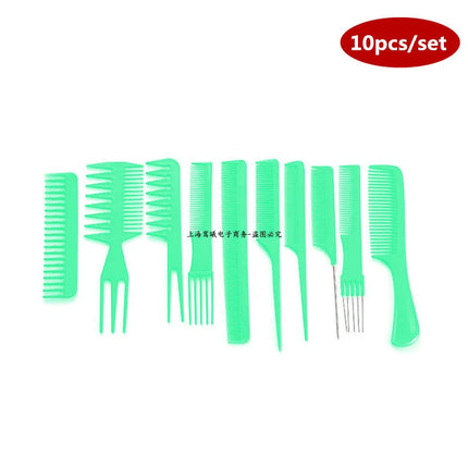 Anti-Static Black Plastic Hairbrush for Men & Women Salon Professional Hairdressing Styling Tool
