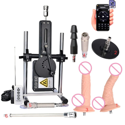 ROUGH BEAST 360° Mute APP Control Sex Machine for Women Love Machine With Vac-u-Lock Dildo Attachments Pumping Gun Sex Toy 70W