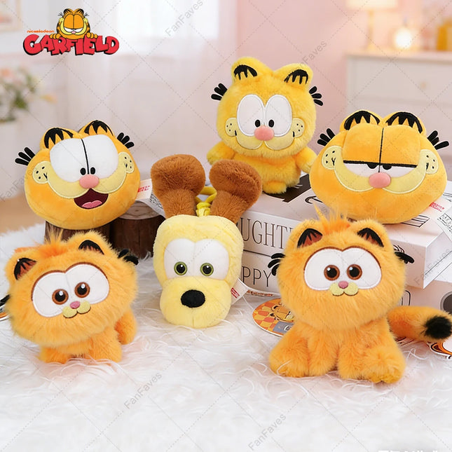 Garfield Original Plush Toy 10-30cm Garfield Cat Teen Adult Version Stuffed Doll Anime Plushie Christmas Birthday Gifts