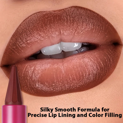 Silky Lipstick and Nourishing Lip Oil Set, Matte Pointed Lipstick, Dual-purpose, Christmas Gift Choice.