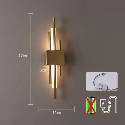 Nordic LED Wall sconce Lamp Indoor USB Plug in Light Bedroom Bedside Living Room Home Hotel Stairs Decoration Modern Wall Lamp