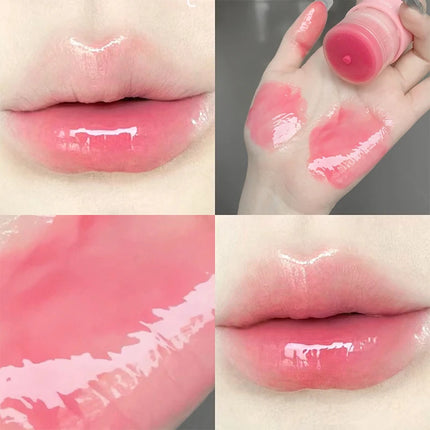 Gege Bear Hydrating Tinted Lip Essence — Moisturizing Water-Gloss Finish, Korean-Style Youthful and Flawless Look Lip Balm