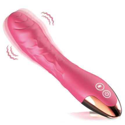 G Spot Vibrator Sex Toys Clitoris Vibrator Anal Stimulator Dildo with 10 Powerful Vibrating Modes Soft Silicone Adult Sex Toy