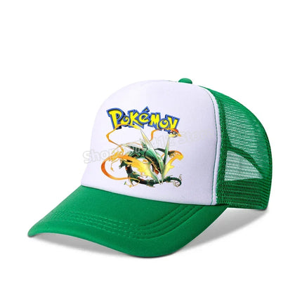 Pokemons Baseball Cap Pikachu Charizard Gengar cartoon Peaked Hat Kid Adult Summer Outdoor Sport Hat Boy Casual Fashion Cap Gift