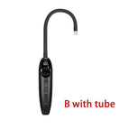 B With tube