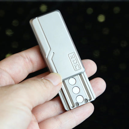 Stainless Steel EDC Fidget Slider Tuning Fork Push-Pull Fidget Slider ADHD Focus Toy Office Desk Fidget Toy Adult Gift