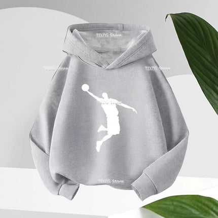 Autumn Brand Pattern Print Fleece Children Hoodie Kid Boys Girl Clothes Sport Fashion Long Sleeve Hooded Sweatshirt Pullover Top