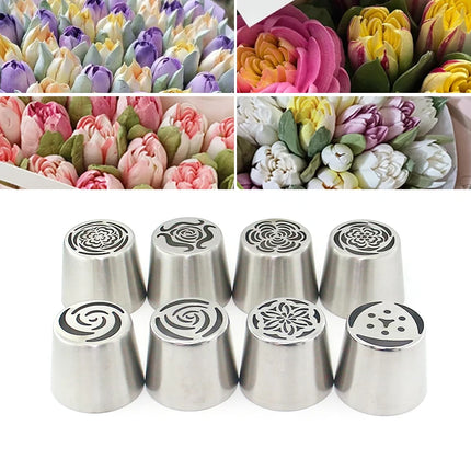 Extra Large Russian Piping Tip-Giant 3D Flower Nozzle for Dramatic Cake Designs Create Massive Buttercream Flowers in 1 Squeeze