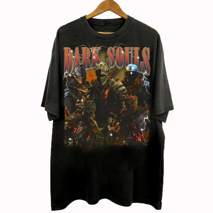 Dark Souls Game Printed Women's T-shirt Spring/Summer Fashion Trend Pure Cotton Top Neutral Short Sleeve T-shirt
