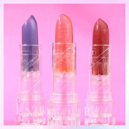 Febble Color Changing Lip Balm Moisturizing Hydrating Lip Gloss 3 Color Plumping Lip Care Makeup For Autumn And Winter