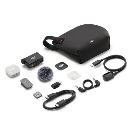 DJI Mic Mini 2 Wireless Microphone 48-Hour Operating Time & Power Saving Three Voice Tone Presets, Two-Level Noise Cancelling
