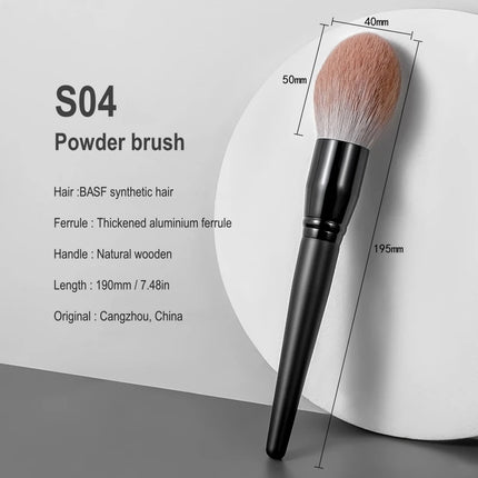 Professional Kabuki Brush - Soft Blush Powder Makeup Brush, Synthetic Hair for Foundation Highlighting & Contouring