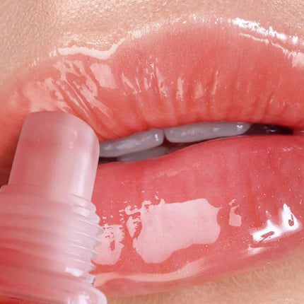 6/12Pcs Fruity Watery Glossy Lip Gloss Set VE, Rosehip, Argan, Mint, Aloe, Coconut Flavor Clear Lip Oil Moisturizing Lip Plumpin