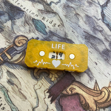 New Life Tracker for Fantasy & Sci-Fi Model Building Kits: 41x20x9mm LIfe Tracker