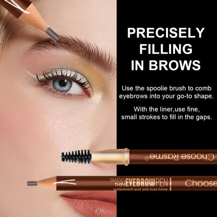 Professional Micro Brow Pencil Shaper Brow Pencil Sharpener Long-Lasting Effect Beakshaped Sculpting Tool Eyebrow Pencil