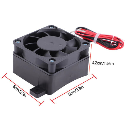 100W 12V Energy Saving PTC Car Fan Air Heater Surface Insulation Heat Up Quickly Constant Temperature Heating Element Heaters