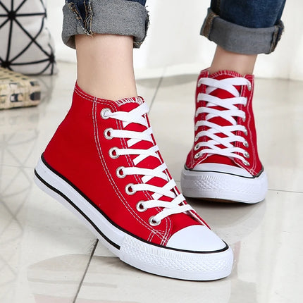 Hot Sales Men Women Sneakers Fashion High Top Leather Lace Up Casual Shoes Anti Slip Wear-resistant High Top Outdoor Board Shoes