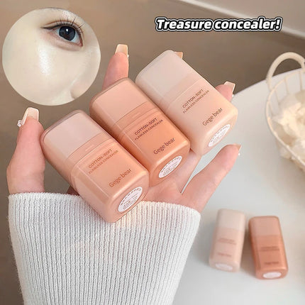 Moisturizing Natural Concealer Cream Covers Acne Marks Dark Circles Beige Tone Matte Brighten Face Gege Bear Concealer Makeup