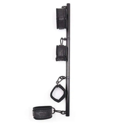Restraints with Handcuffs Ankle Cuffs  Bondage Set for Couples Adults SM Games Sex Play Adjustable Spreader Bar Sex Toys Sex