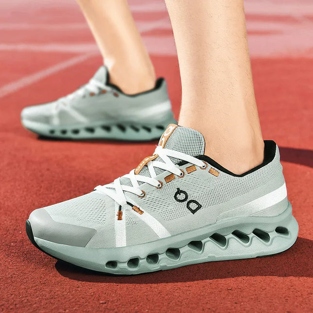 Men's Running Shoes Breathable Lightweight Comfortable Soft Bottom Casual Sports Sneakers Fashionable Shock Absorption