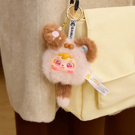 Samuel Meow Paw Paw Plush Blind Box Cute Bag Pendant Mysterious Surprise Box Desktop Ornament Mysterious Surprise Box Gifts