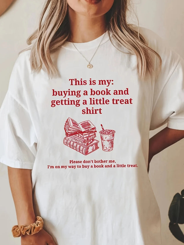 Stylish Women's Letter Print T-Shirt White Short Sleeve T Shirt Graphic Top Ladies Basic Clothing Women 90s Trend New Female Tee