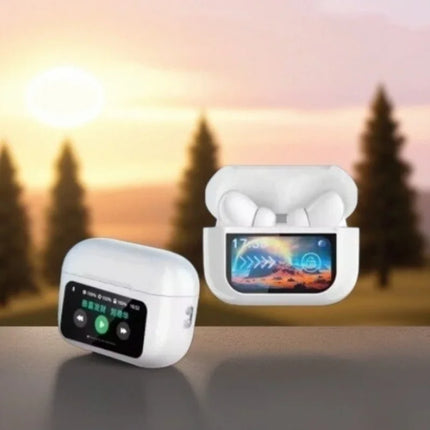 New A9Pro Wireless Earbuds Touch Screen Control Noise Cancelling Super Bass Premium Sound Headphones In-ear Bluetooth Earphone