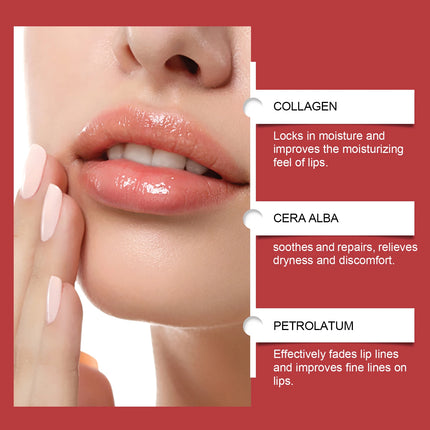 HOYGI Lip Line Cream Balm Long-lasting Hydration Prevent Cracking Reduce Lips Lines Smoothing Collagen Nourishing Repair Care