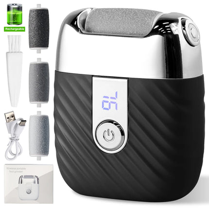 Rechargeable Electric Foot Grinder Dead Skin Remover Calluses Feet Scrubber Electric Foot File Dry Dead Cracked Foot Care Repair