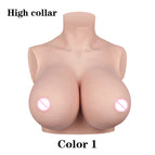 High Collar Color 1 / China Mainland / F Cup Cotton