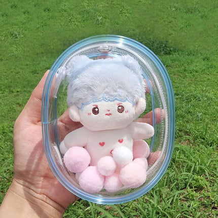 2023 Plush Doll Storage Pouch Transparent Mystery Box Storage Fashion Thicken Keychain Bag Classic Cute Doll Bag Keychain Wallet