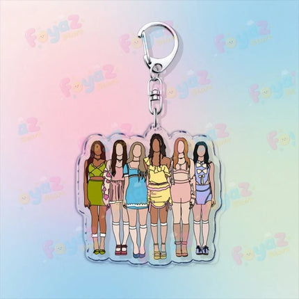 Cool K-pop Katseye Keychain Accessories Bag Charms Cute MANON ‌SOPHIA Womens ‌DANIELA Gamer Keyrings Jewelry Fans Freinds Gift