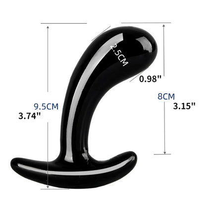 Unisex TPE Thumb Anal Butt Plug 3-Piece Set Prostate Massage Insert G-Spot Wearable Stimulation Sex Toy for Adults Men Women