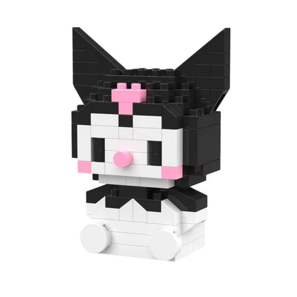 Sanrio Hello Kitty Kuromi My Melody Cinnamoroll Building Blocks Cartoon Figures Bricks Children's Assembly Toys Model Gift