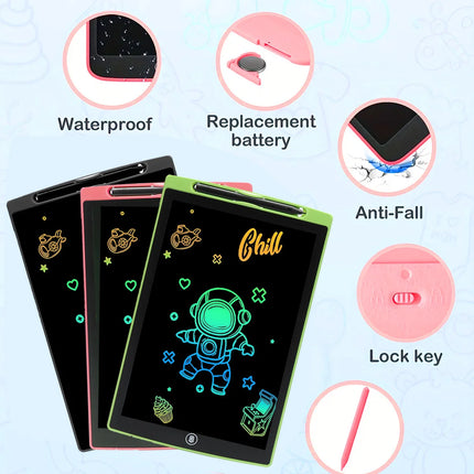 6.5/8.5/10/12/16-Inch LCD Drawing Tablet Electronic Drawing Board Educational Magic Blackboard Writing Board Kids Toys Gifts