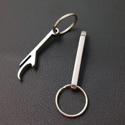 3Pcs Set Portable Stainless Steel Beer Bottle Opener Keychain for Men Mini Metal Can Opener Kitchen Gadget Keyring