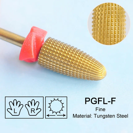 Nail Drill Bits Carbide Large Cone Electric Milling Cutter Gel Polish Remover Grinding Tools DIY Accessories Supplies