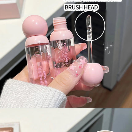 SUSU SKY peach honey jar lip makeup kit moisturizing and nourishing