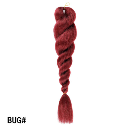 24Inch Ombre Synthetic Braiding Hair Extensions Jumbo Braids Hair for Women Crochet Braids Hair for African Hair Styling