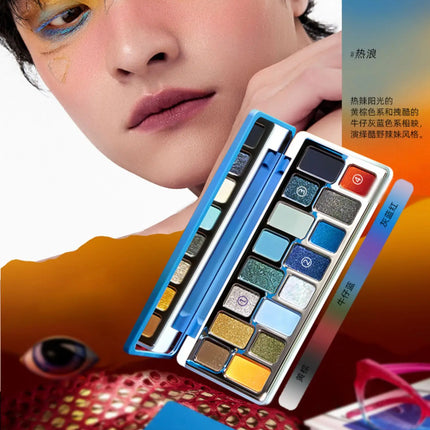 Qianyan Cheeryep 16 Color Eyeshadow Palette Glitter Chameleon Matte Pearlescent Flash Plate Cowherd Sequins