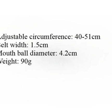 Black Silicone Mouth Gag Ball Adjustable Belt Mouth Sex Toys For Adult SM Games Sexy Shop Erotic Accessories Flirting toys ﻿