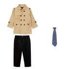 khaki 3pcs / 9-10Y  150
