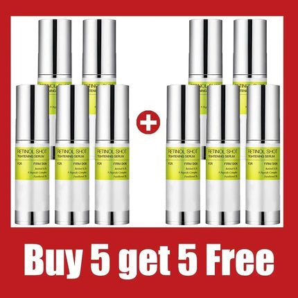 Retinol Shot Anti-Wrinkle Face Serum: Tightening Lifting, Fades Fine Lines, Shrinks Pores, Moisturizing Firming Skin Care 2025